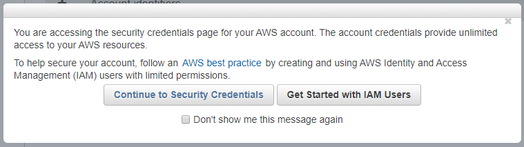Окошко с предупреждением
